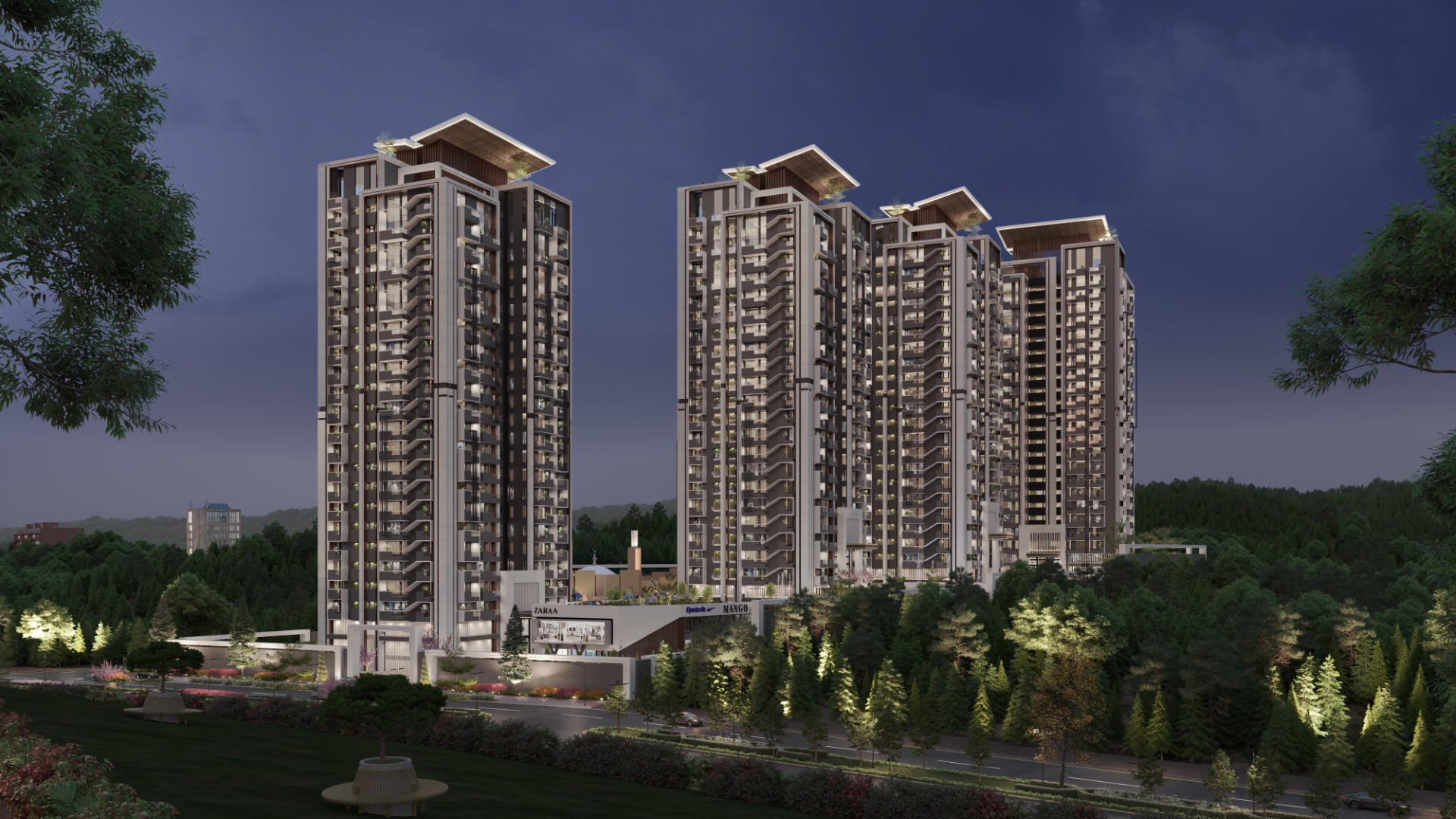 Exterior Night View